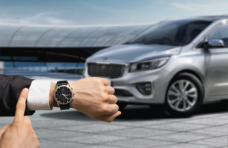 Smart watch connectivity                                                                                    Seamlessly connect with your car with the help of smartwatch