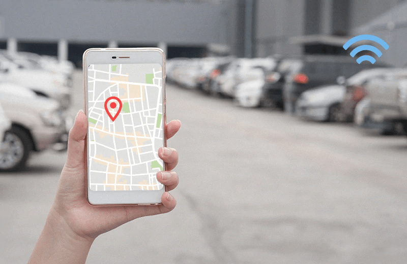 Find my car
Locate vehicle easily if customer forgets where the car is parked.